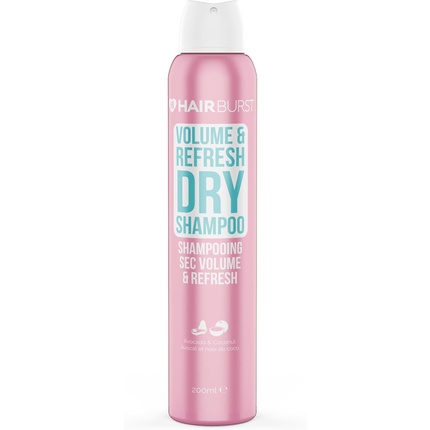 HAIR BURST Volume & Refresh Dry Shampoo - Revitalizing Hair with Added Texture & Root Lift Enriched with Hydrolyzing Wheat Protein & Panthenol
