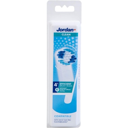 Jordan Clean Brush Heads Pack of 4