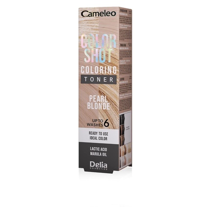 Cameleo Color Shot Copper Hair Toner Gentle Color Touch Lasts up to 6 Washes Color Refreshment Marula Oil and Lactic Acid 60ml