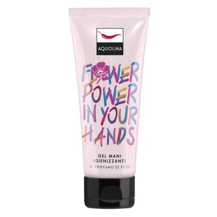 Aquolina FLOWER POWER Hand Sanitizing Gel - 75 ml, 70% alcohol