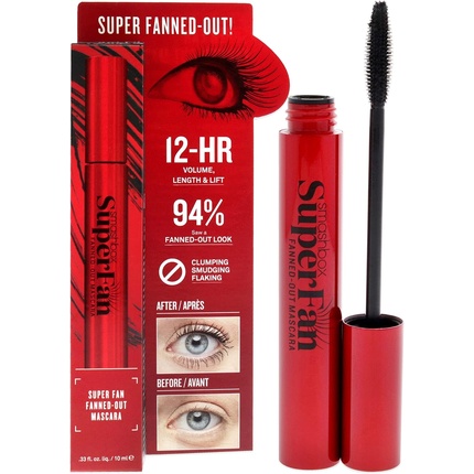 SmashBox Super Fan Mascara Black for Women 0.33oz