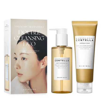 Skin1004 Madagascar Centella Double Cleansing Duo Pack - A Gentle Cleansing Solution For Your Skin