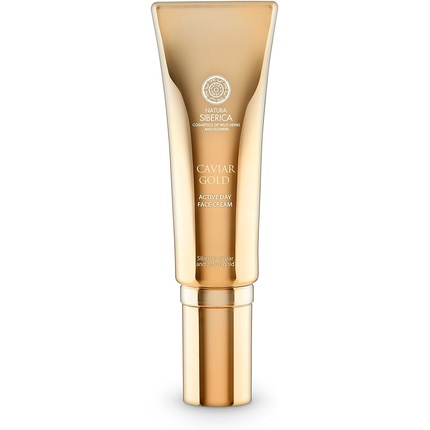 Day Face Cream Highly Effective Caviar Gold with Wild Herbs and Flowers from Siberia 30ml