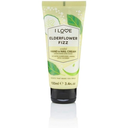 I Love Signature Elderflower Fizz Rejuvenating Hand and Nail Cream with Shea Butter and Organic Coconut Oil 100ml