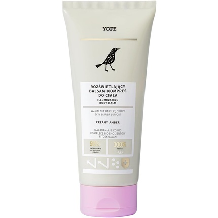 YOPE Body Lotion Illuminating with Gold Particles Nourishing Creamy Amber 200ml