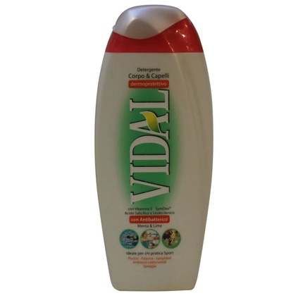 Vidal Body and Hair Wash Menta e Lime 250ml 8.45fl.oz