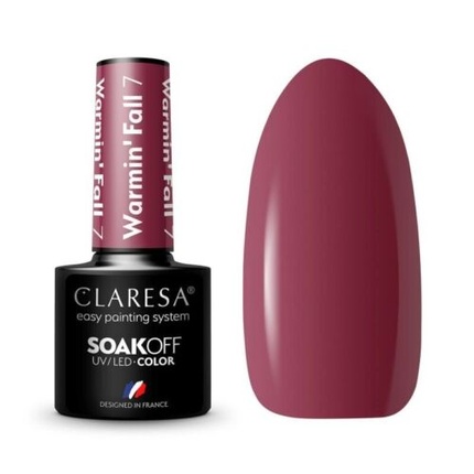 7 Warmin Fall UV Nail Polish 5ml Claresa