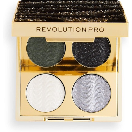 Revolution Pro Ultimate Eye Quad Eyeshadow Palette Wild Onyx 4 Shades 3.2g