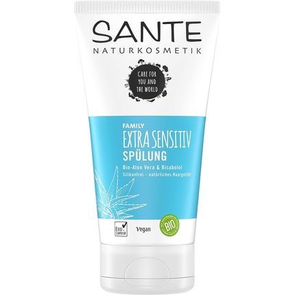 SANTE Naturkosmetik Extra Sensitive Conditioner Organic Aloe Vera & Bisabolol Intensive Moisture for Dry Hair 150ml