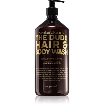 Waterclouds The Dude Hair & Body Wash 2 in 1 - 1000 ml
