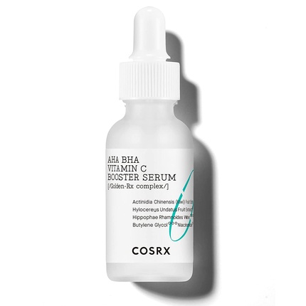 COSRX AHA BHA Vitamin C Booster Serum 1.01 fl. oz 30ml - Face Serum for Brightening, Anti-Aging, and Plumping Skin with Natural Fruit Extracts