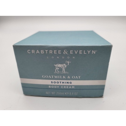 Crabtree & Evelyn Goat Milk & Oat Soothing Body Cream 8.4oz/250ml - New