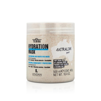 LENDAN Moisturizing Hair Mask Terra Hydration Mask 500ml for Dry and Damaged Hair Moisturizes Repairs Prevents Hair Loss Prevents Frizz