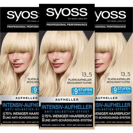 Syoss Colour Coloration 13_5 Platinum Brightener Level 3 157ml