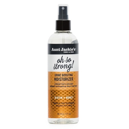 Aunt Jackie's Curls & Coils Braid + Twist Collection Oh So Strong Shine Boosting Moisturizer 12 fl oz