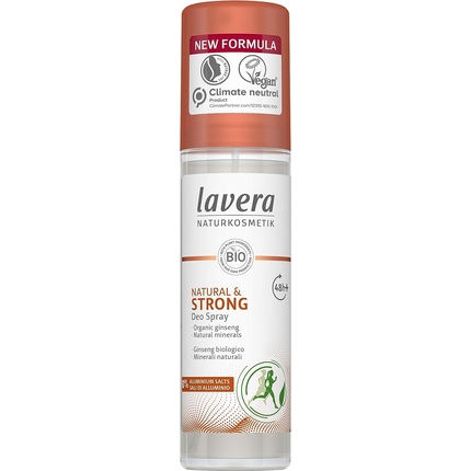 Lavera Natural & Strong 48+ h Deodorant Spray with Organic Ginseng and Natural Minerals 75ml