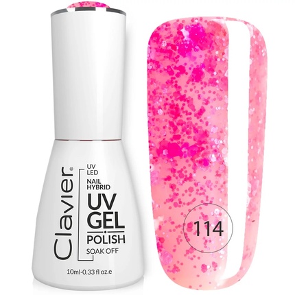 Clavier Luxury Nail Hybrid Uv Gel Hybrid Nail Polish 114 - 10ml