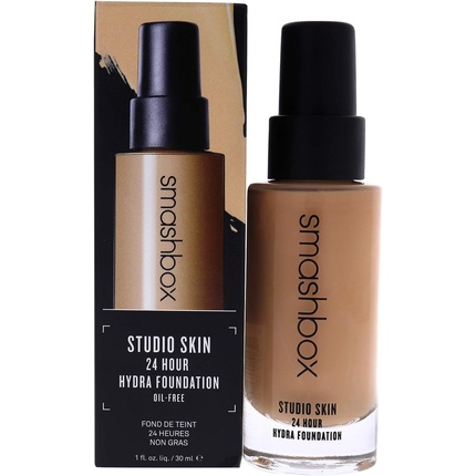 Smashbox Studio Skin 24 Hour Wear Hydrating Foundation 2.22 Light-Medium With Neutral Olive Undertone 1 oz 28.35g