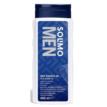 Solimo Almond Infusion Men's Hydrating Shower Gel - 400ml Daily Moisturizing Cleanser