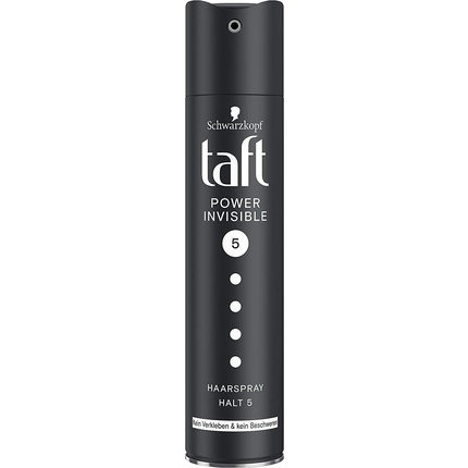 Taft Power Invisible Hairspray No Gluing & No Weighing Hold 5, 250 Ml