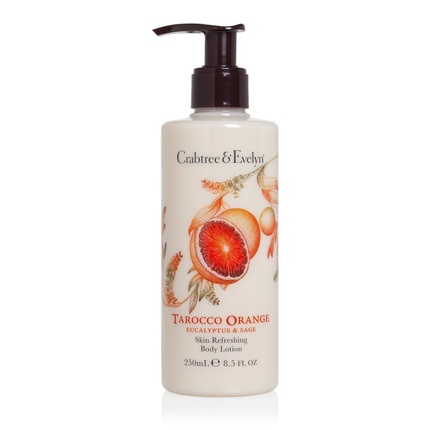 Crabtree & Evelyn Skin Refreshing Body Lotion Tarocco Orange Eucalyptus and Sage 8.5 Fl Oz