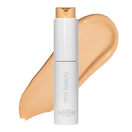 RMS Beauty ReEvolve Natural Finish Foundation Liquid Face Makeup Skin Tint Refillable Pump 22.5 Full Size