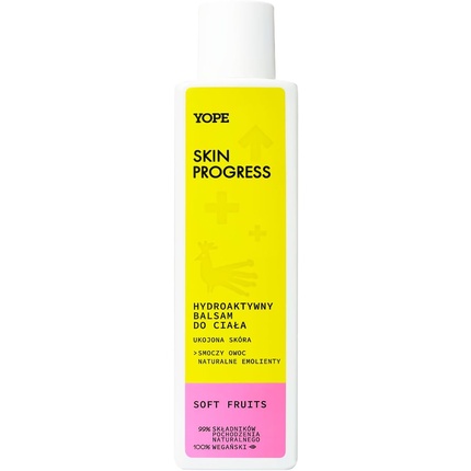 YOPE Hydroactive Body Lotion Soothed Skin Gentle Strengthening Hydrating Soft Fruits 200ml