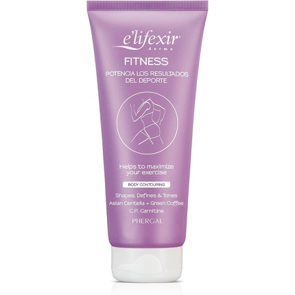 Elifexir Fitness Fat Burning, Firming and Anti-Cellulite Cream with Green Coffee and C.P Carnitine 200ml