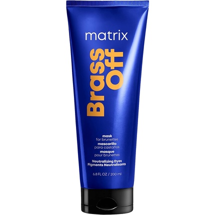 Matrix Brass Off Blue Hair Mask for Lightened Brunettes 200ml