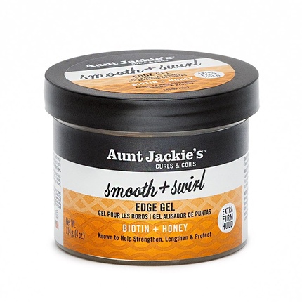 Aunt Jackie's Braid Twist Collection Smooth Swirl Edge Gel with Extra Firm Hold 4oz