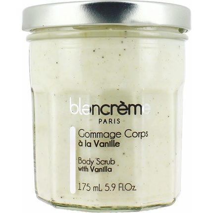 Blancrème Body Scrub Vanilla Tahiti Tonka Shea Butter 175ml - Exfoliating Body Women Men