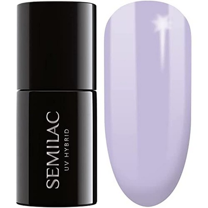 Semilac 127 UV Hybrid Nail Polish Violet Cream 7ml