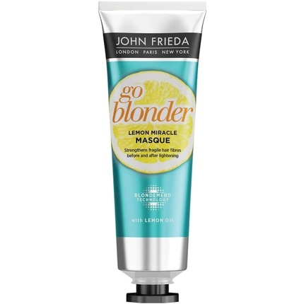 John Frieda Sheer Blonde Go Blonder Lemon Miracle Hair Strengthening Masque with Lemon Oil 100ml