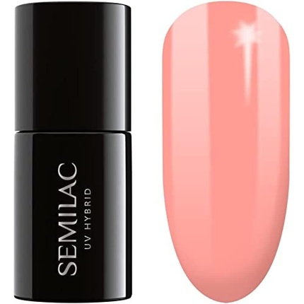 Semilac 055 UV Hybrid Nail Polish Peach Milk 7ml