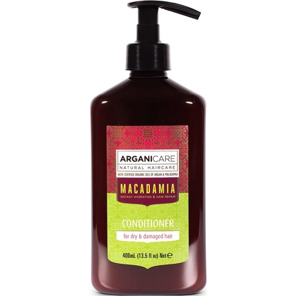 ArganiCARE Macadamia Conditioner for Dry and Damaged Hair 400ml