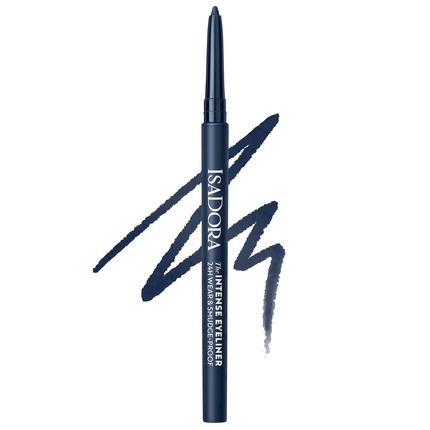 Isadora Kajal Waterproof Blue Intense 24h - Strong Hold Without Smudging