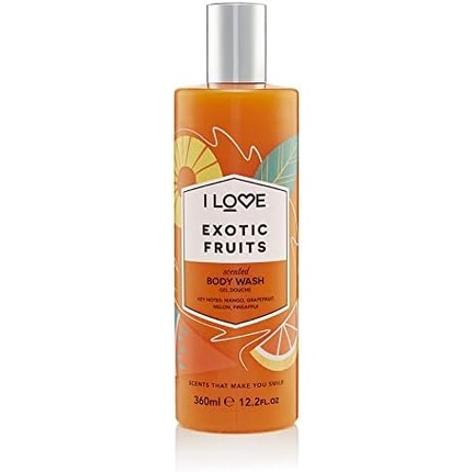 I Love Signature Exotic Fruits Rich & Creamy Body Wash with Natural Fruit Extracts 360ml