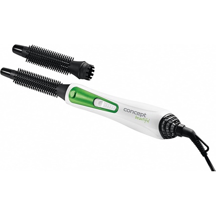 CONCEPT KF-1310ze Hot Air Brush with 2 Attachments 20mm and 16mm Green - Single