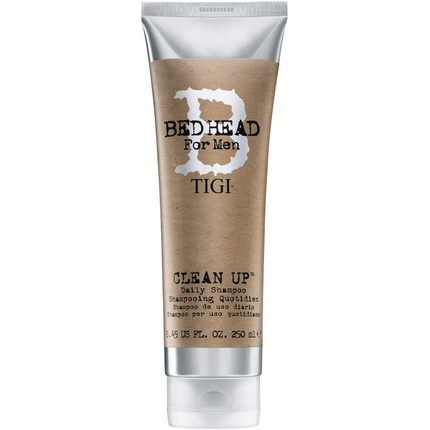 Bed Head for Men by TIGI Clean Up Men's Daily Shampoo for Normal Hair 250ml