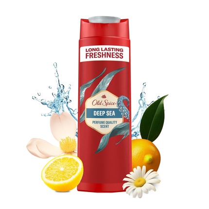 Old Spice Deep Sea 3-in-1 Shower Gel & Shampoo for Men 400ml