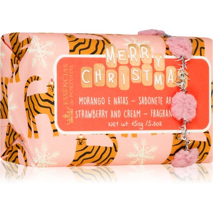 Essencias de Portugal Tuhé mýdlo Tygříci - Jahody 150g Soap - Strawberry Scent