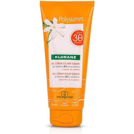 Klorane Polysianes Sublime Spf30 Sun Cream Gel 200ml