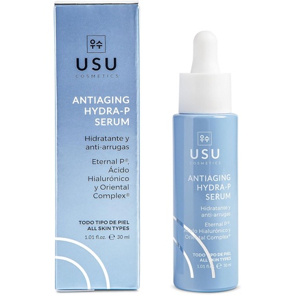 Anti-Ageing Face Serum 30ml with Hyaluronic Acid Moisturising Skin Restore Elasticity Reduce Appearance of Wrinkles Moisturising Anti-Wrinkle Effect USU Cosmetics