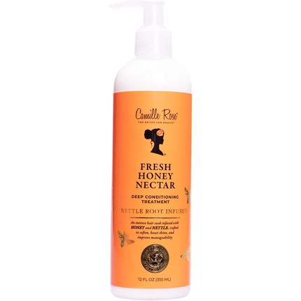 Camille Rose Fresh Honey Nectar Deep Conditioning Treatment for Hydrating, Stimulating Hair Growth and Adding Shine
