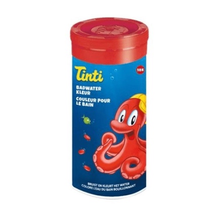 Tinti Bath Tablets Red - Fun And Colorful Bath Experience