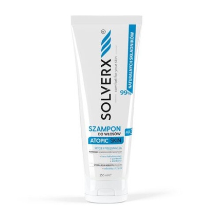 SOLVERX Atopic Skin Hair Care & Anti-Inflammatory Shampoo 250ml