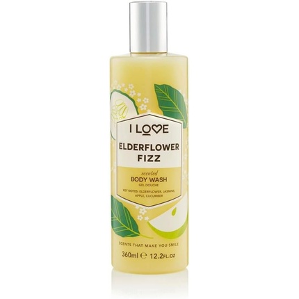 I Love Signature Elderflower Fizz Rich & Creamy Body Wash with Natural Fruit Extracts 360ml
