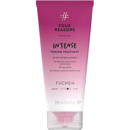 Four Reasons Color Mask INTENSE Fuchsia Intensive Toning Treatment Color Depositing Conditioner 6.76 fl oz