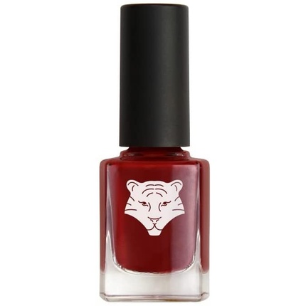 ALL TIGERS Vegan & Natural Nail Polish Bordeaux Red 207 Play With Fire Long-Lasting Shine