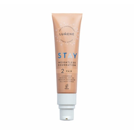 Lumene Stay Foundation Liquid Foundation 2 Fair 30ml
